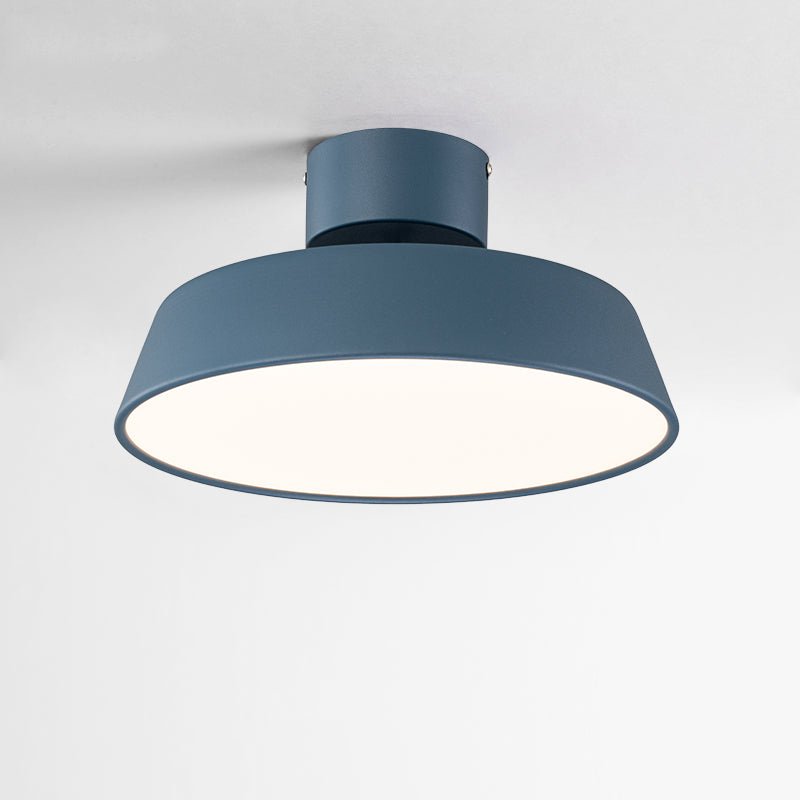 Fjërgge – Scandinavische LED Plafondlamp met Acryl Kap (Groen/Blauw, 3000K Warm Wit)