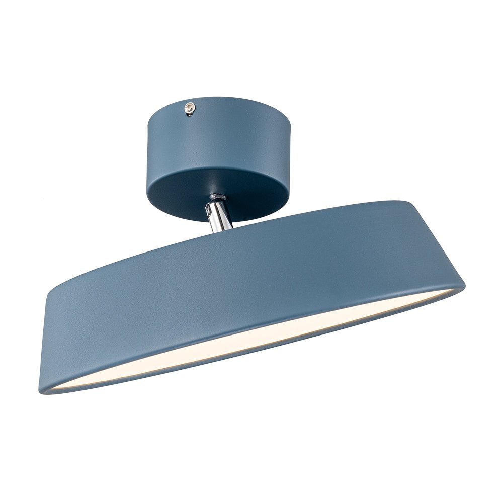 Fjërgge – Scandinavische LED Plafondlamp met Acryl Kap (Groen/Blauw, 3000K Warm Wit)