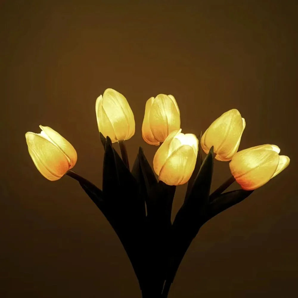 Tulp Nachtlamp – Elegante Bloemen LED Lamp voor Gezellige Sfeer