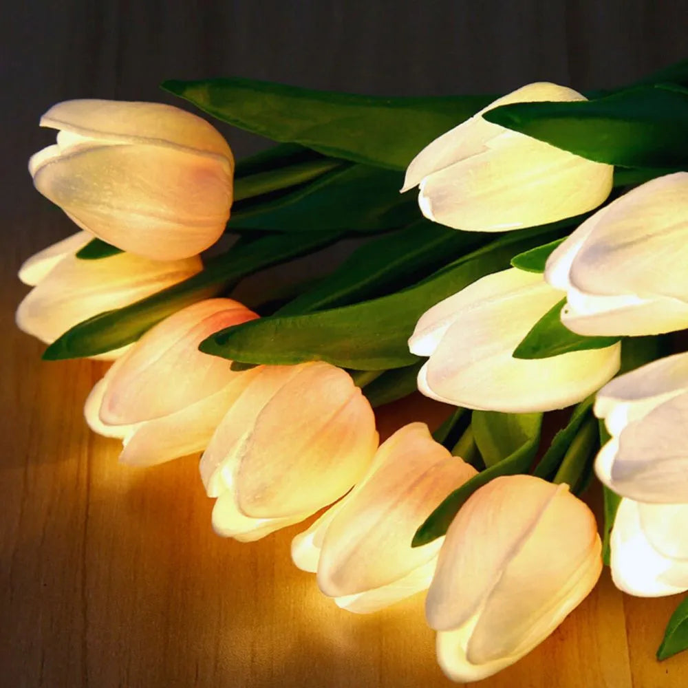 Tulp Nachtlamp – Elegante Bloemen LED Lamp voor Gezellige Sfeer