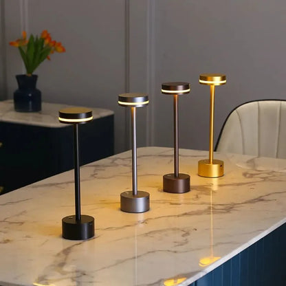 Mirora - Stijlvolle draadloze tafellamp met 3 lichtkleuren en dimfunctie