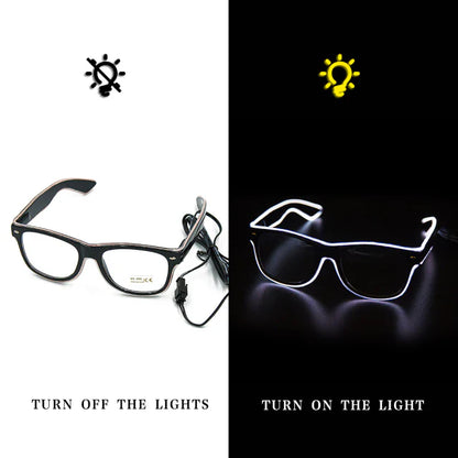 LED Neon Party Bril – Verlicht je Stijl en Straal in het Donker