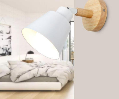 Scandinavische Wandlamp van IJzer & Hout